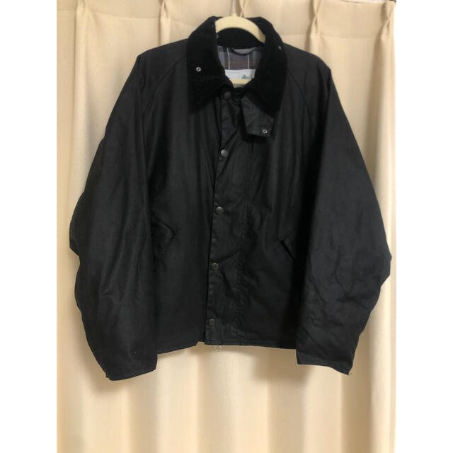 Barbour TRANSPORT WAX JACKET BLACK 38サイズ かわいい新作 51.0%OFF