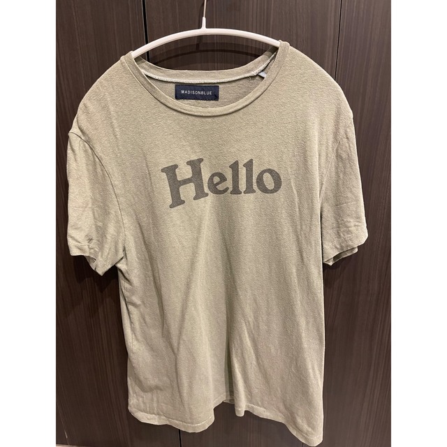 MADISONBLUE(マディソンブルー)の【MADISON BLUE/マディソンブルー】HELLO クルーネックTシャツ レディースのトップス(Tシャツ(半袖/袖なし))の商品写真