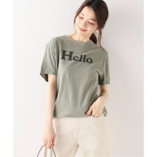 マディソンブルー(MADISONBLUE)の【MADISON BLUE/マディソンブルー】HELLO クルーネックTシャツ(Tシャツ(半袖/袖なし))