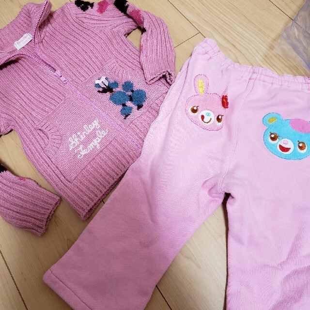 プードルパーカー　パンツセット キッズ/ベビー/マタニティのキッズ服女の子用(90cm~)(ジャケット/上着)の商品写真