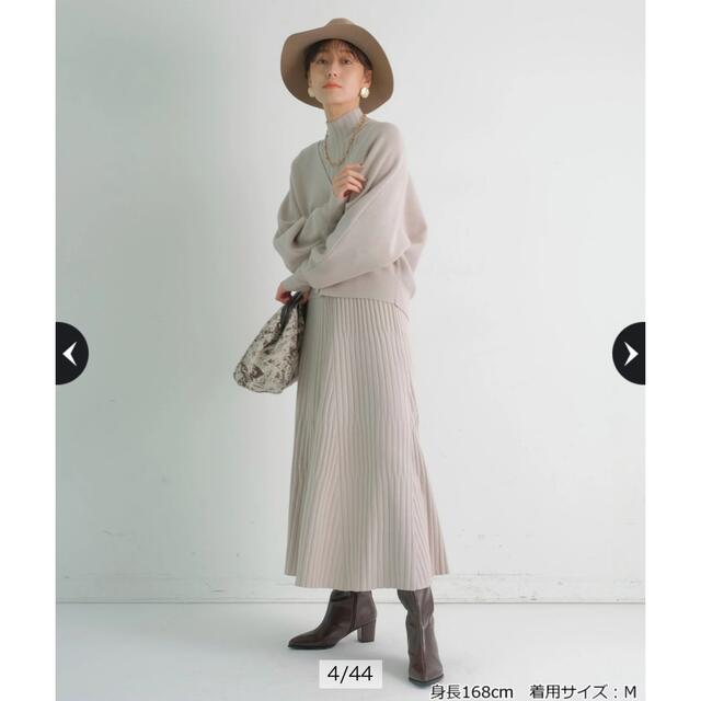 ブラウン×ピンク Arpege story ニットワンピースセット 美品 - 通販