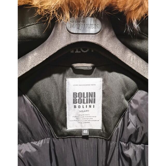 BOLLINI - 最高峰18万◇ミラノ発【BOLINI】黒 高級毛皮フォックス