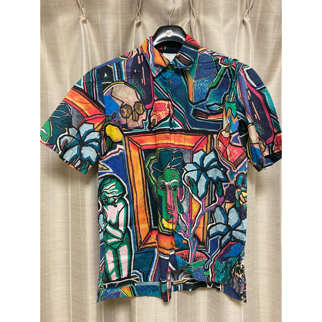 24200円サイズ【極美品】19SS Paul Smith/ポールスミス　プリント半袖シャツ