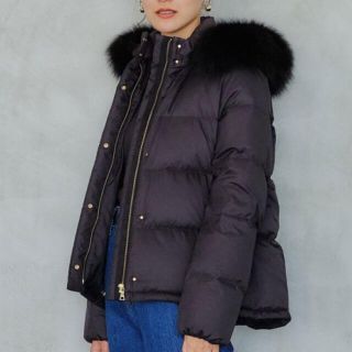 ユナイテッドアローズグリーンレーベルリラクシング(UNITED ARROWS green label relaxing)の新品★グリーンレーベル　ショートダウン　ブラック　40(ダウンジャケット)