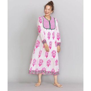 ロンハーマン(Ron Herman)の値下げ！SZ Blockprints Jodhpur Dress ワンピ(ロングワンピース/マキシワンピース)