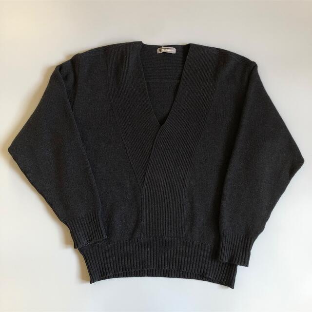 80‘s OLD ISSEY MIYAKE  Vネックセーター ニット 筆タグ