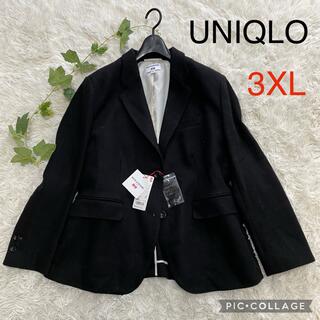 ユニクロ(UNIQLO)の新品　UNIQLO ユニクロ　テーラードジャケット　大きいサイズ　３XL(テーラードジャケット)