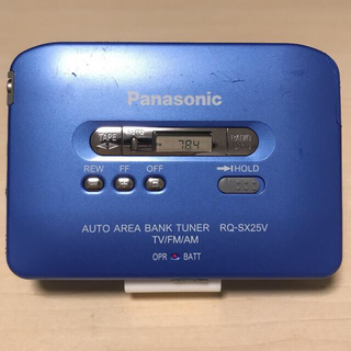 パナソニック(Panasonic)の【可動品】Panasonic カセットプレーヤー RQ-SX25V(ポータブルプレーヤー)