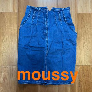 マウジー(moussy)のmoussy☆デニムスカート(ひざ丈スカート)