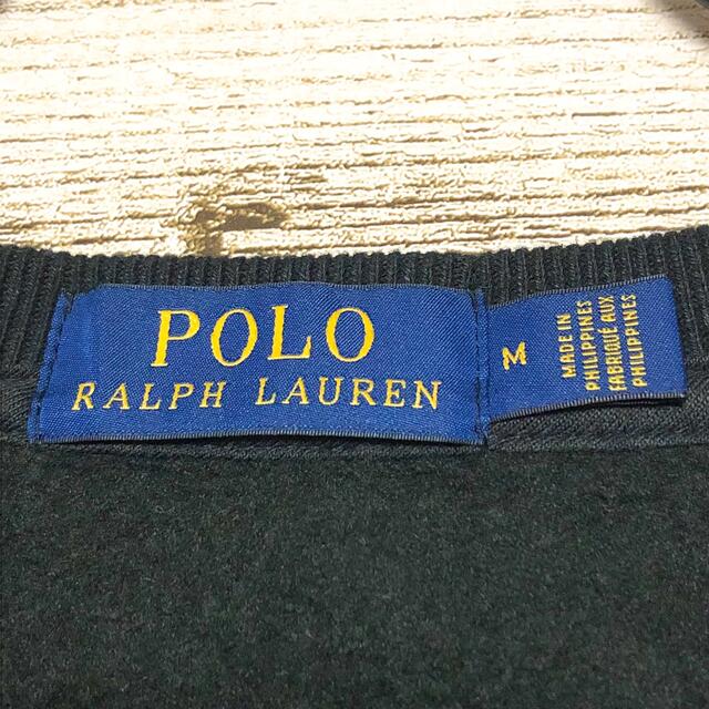 POLO RALPH LAUREN(ポロラルフローレン)のラルフローレン スウェット トレーナー ビック ポロベア 入り 裏起毛 美品 メンズのトップス(スウェット)の商品写真