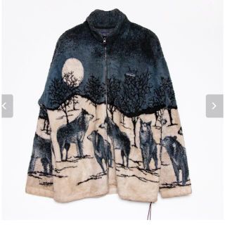 シュプリーム(Supreme)のREUSE YAWN “WOLF”  フリース　ジャケット(ブルゾン)