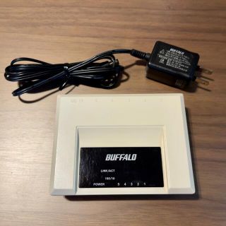 バッファロー(Buffalo)のBUFFALO LSW-TX-5EP スイッチング LAN ハブ(PC周辺機器)