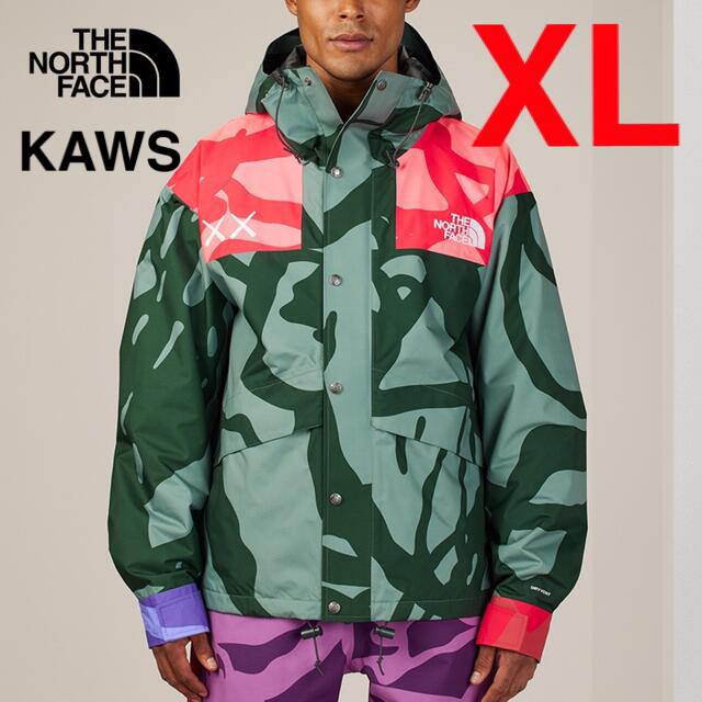 ノースフェイス　NORTH FACE KAWS　マウンテンパーカー　S