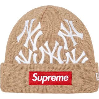 シュプリーム(Supreme)のSupreme Yankees New Era Box Logo Beanie(ニット帽/ビーニー)