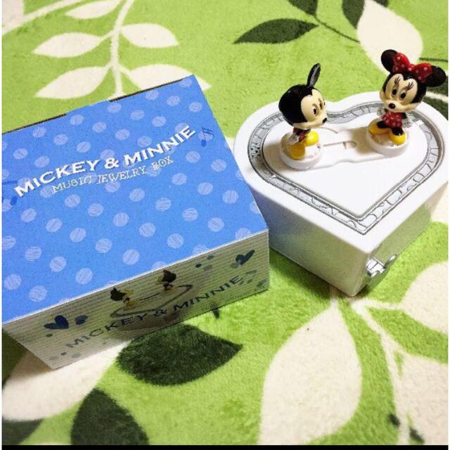 Disney(ディズニー)の【新品】ミッキー&ミニーmusic jewelry Box インテリア/住まい/日用品のインテリア小物(小物入れ)の商品写真