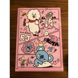 ボウダンショウネンダン(防弾少年団(BTS))のくら寿司×BT21 コラボクリアファイル　RJ×KOYA(キャラクターグッズ)