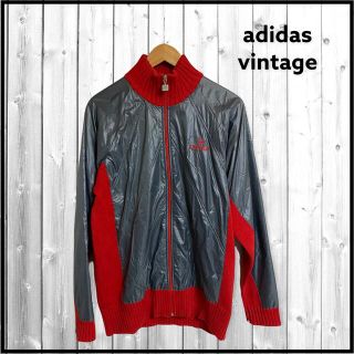 アディダス(adidas)のadidas  ジャージ　トレフォイルロゴ　切替　ジップ 古着　vintage(ジャージ)