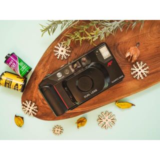 コニカミノルタ(KONICA MINOLTA)の【完動美品】Minolta Mac-Dual フィルムカメラ ２単焦点モード(フィルムカメラ)