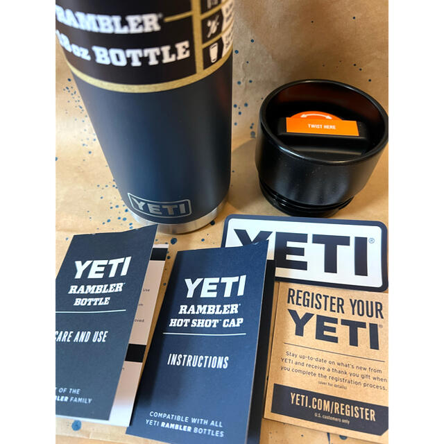 Snow Peak(スノーピーク)の【新品 未使用】日本未発売 YETI 18oz ランブラー 水筒 スポーツ/アウトドアのアウトドア(食器)の商品写真