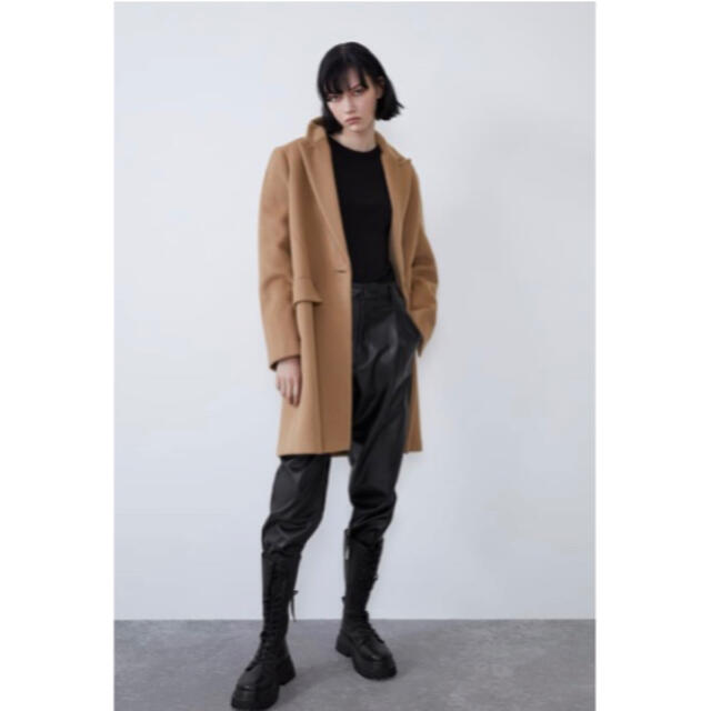 ZARA(ザラ)のzara coat レディースのジャケット/アウター(ロングコート)の商品写真