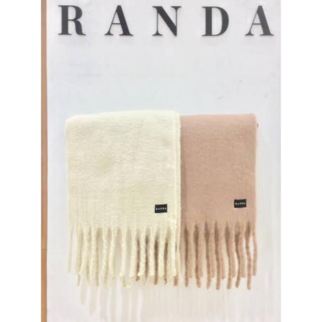 RANDA(ランダ)のRANDA ノベルティ　マフラー レディースのファッション小物(マフラー/ショール)の商品写真