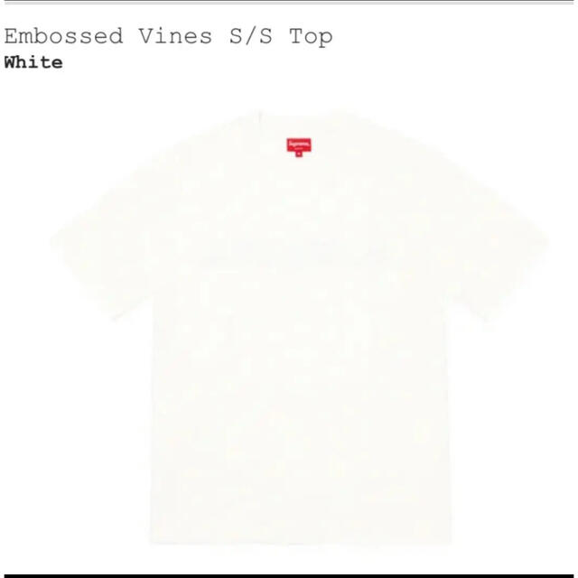 21AW Supreme  Embossed Vines S/S Top