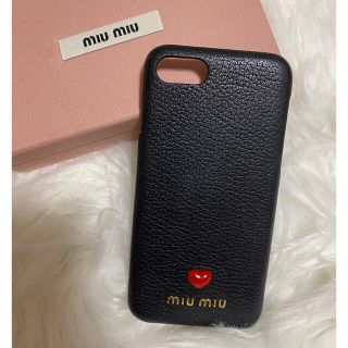 miumiu iPhoneケース　8対応(iPhoneケース)