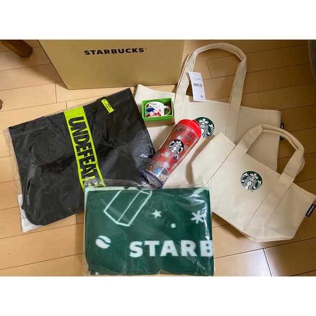 Starbucks Coffee(スターバックスコーヒー)の値下げ　スターバックス　2022 福袋 レディースのバッグ(トートバッグ)の商品写真