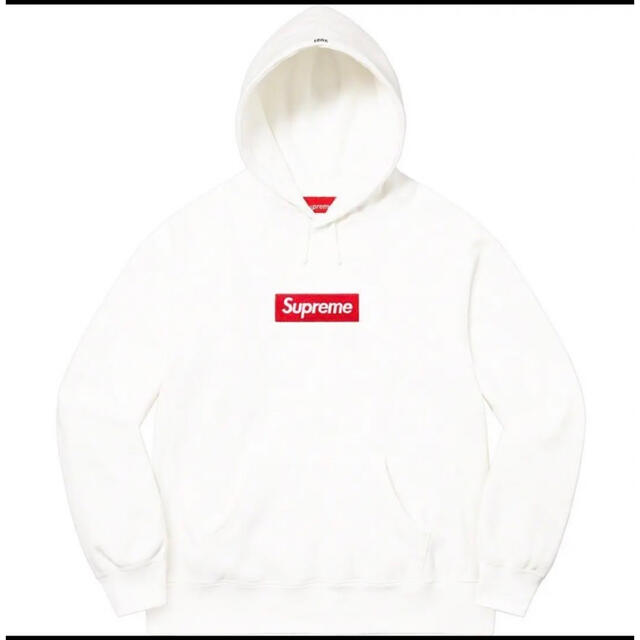 21aw supreme Box logo hooded sweatshirt