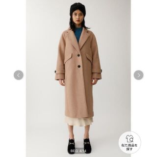 マウジー(moussy)のウールコート(ロングコート)