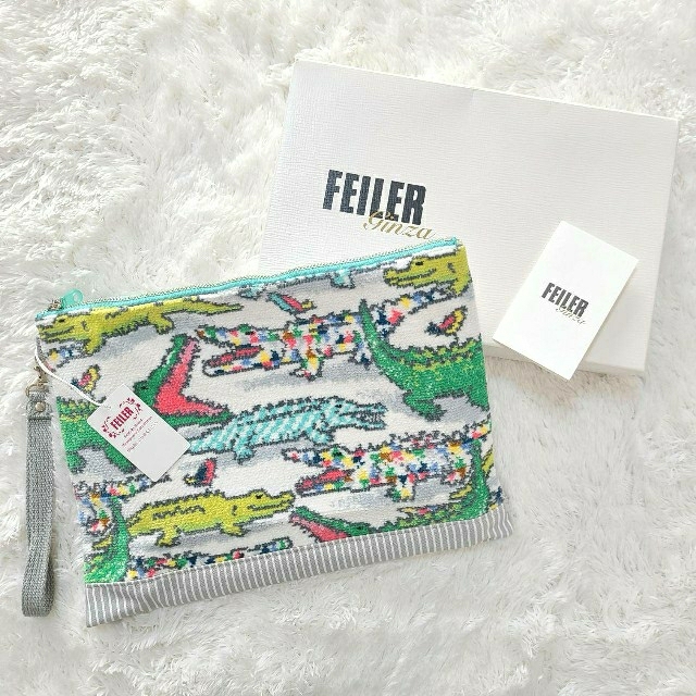 新品・未使用 FEILER クラッチバッグ - ポーチ/バニティ