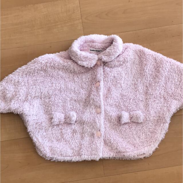 BeBe(ベベ)のべべ　襟付きボアアウター　80〜90 キッズ/ベビー/マタニティのベビー服(~85cm)(ジャケット/コート)の商品写真