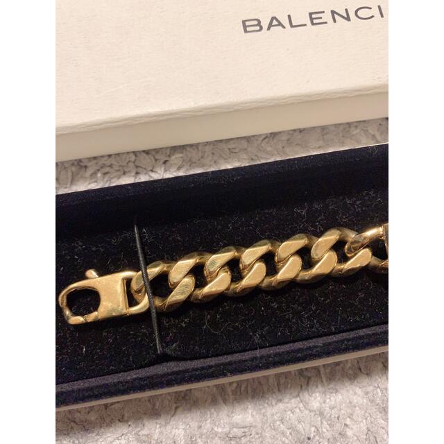 Balenciaga(バレンシアガ)の【値下げ】BALENCIAGA バレンシアガ チェーンブレスレット(ゴールド) レディースのアクセサリー(ブレスレット/バングル)の商品写真