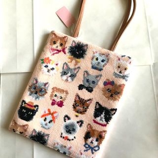 フェイラー　ラブラリープリティキャッツ　トートバッグ　FEILER　猫　ネコ折り畳み発送致します