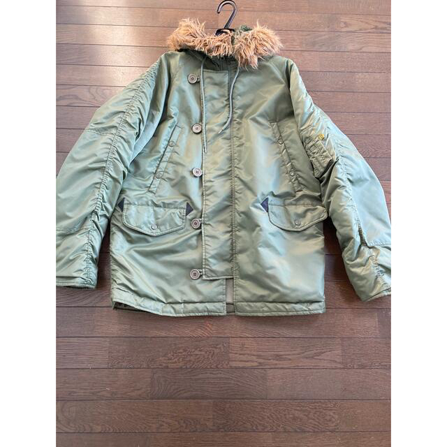 ALPHA INDUSTRIES(アルファインダストリーズ)の★KNOX ARMORY・ALPHA・N-3Bフライトジャケット（カーキー色） メンズのジャケット/アウター(フライトジャケット)の商品写真