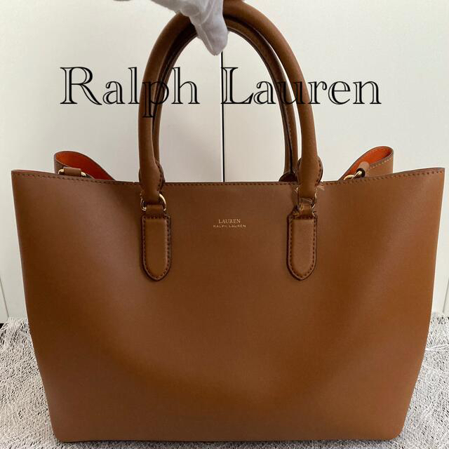Ralph Lauren(ラルフローレン)のRALPH LAUREN レザートート サッチェル 2WAY レディースのバッグ(トートバッグ)の商品写真