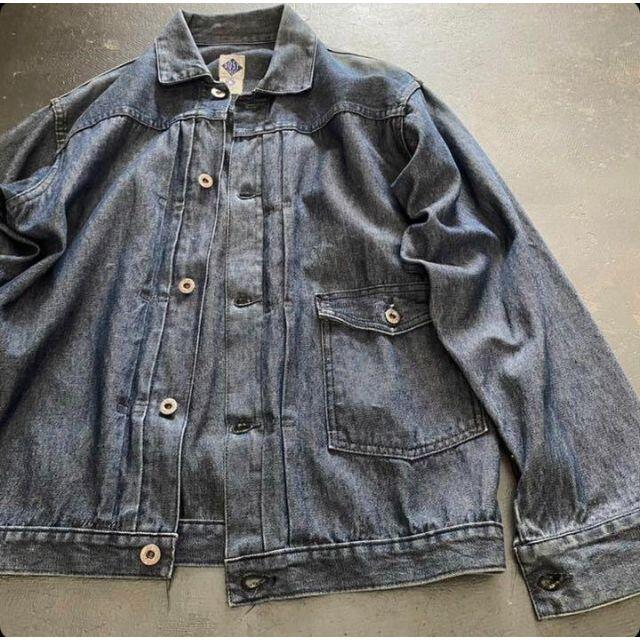 90s post overalls 1st type denim jacket