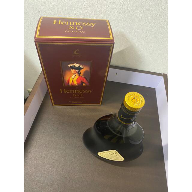 ヘネシー XO Hennessy 金キャップ 未開封 食品/飲料/酒の酒(ウイスキー)の商品写真