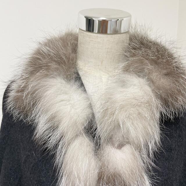 未使用!SAGA FURS カシミアポンチョ M
