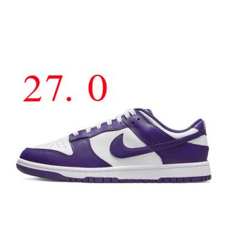 ナイキ(NIKE)のNIKE  DUNK LOW Championship Court Purple(スニーカー)