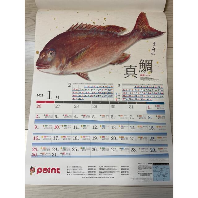 釣具のポイントさん　オリジナルカレンダー2022年 スポーツ/アウトドアのフィッシング(ルアー用品)の商品写真