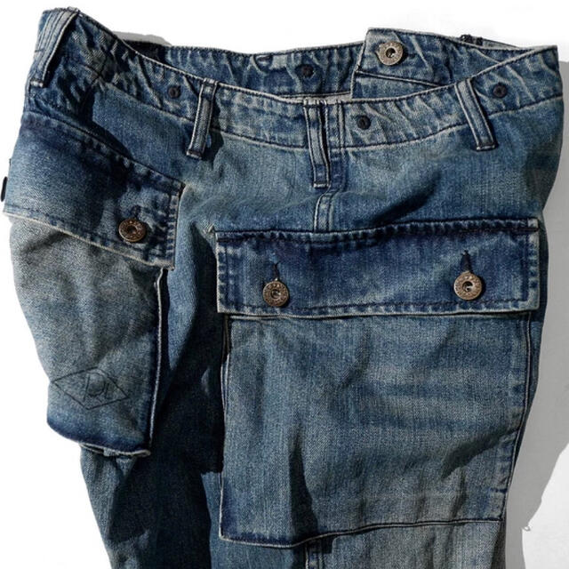 RRL(ダブルアールエル)のRRL p44 denim overalls pants ダブルアールサイズ32 メンズのパンツ(デニム/ジーンズ)の商品写真