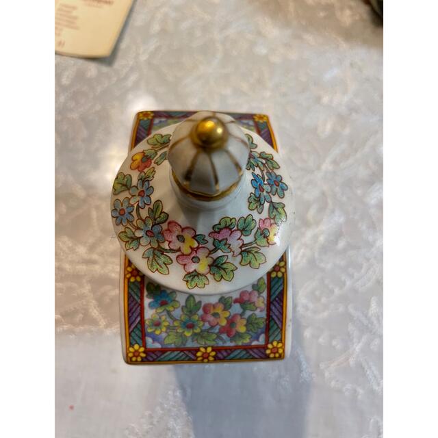 SADLER ENGLAND POTTERY TEA CADDY  エンタメ/ホビーの美術品/アンティーク(陶芸)の商品写真