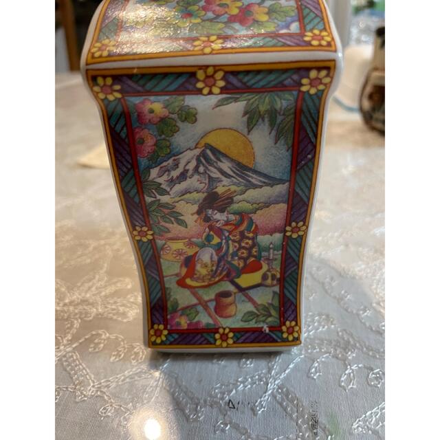 SADLER ENGLAND POTTERY TEA CADDY  エンタメ/ホビーの美術品/アンティーク(陶芸)の商品写真