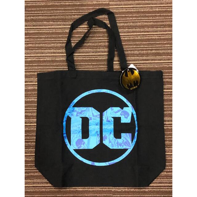 DC(ディーシー)の新品 楽天ブックス限定品 DCコミックス 公式ロゴ トートバッグ バットマン エンタメ/ホビーのフィギュア(アメコミ)の商品写真