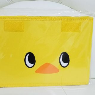 ニッシンショクヒン(日清食品)のひよこちゃん 折り畳み収納BOX(キャラクターグッズ)