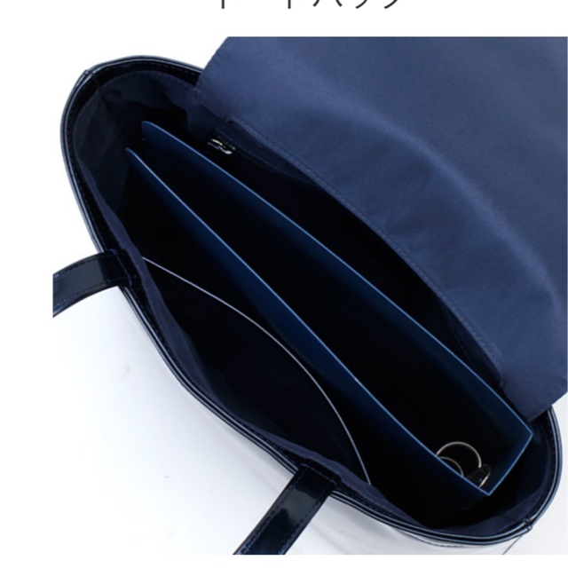 Kitamura(キタムラ)のキタムラ　エナメル　トートバッグ レディースのバッグ(トートバッグ)の商品写真