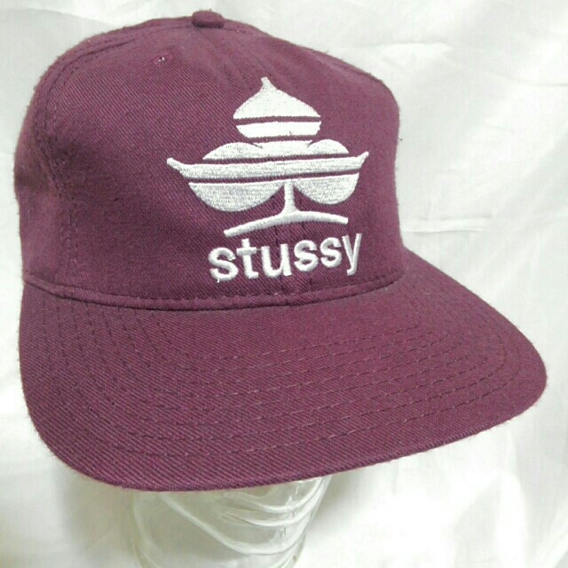 STUSSY CAPS ｷｬｯﾌﾟ ﾃﾞｯﾄﾞｽﾄｯｸ 90s 白ﾀｸﾞ | フリマアプリ ラクマ