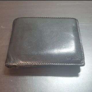 Paul Smith - Paul Smith 二つ折り財布 オールドレザー 黒の通販 by