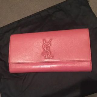 サンローラン(Saint Laurent)の値下げサンローラン クラッチバッグ ピンク(クラッチバッグ)